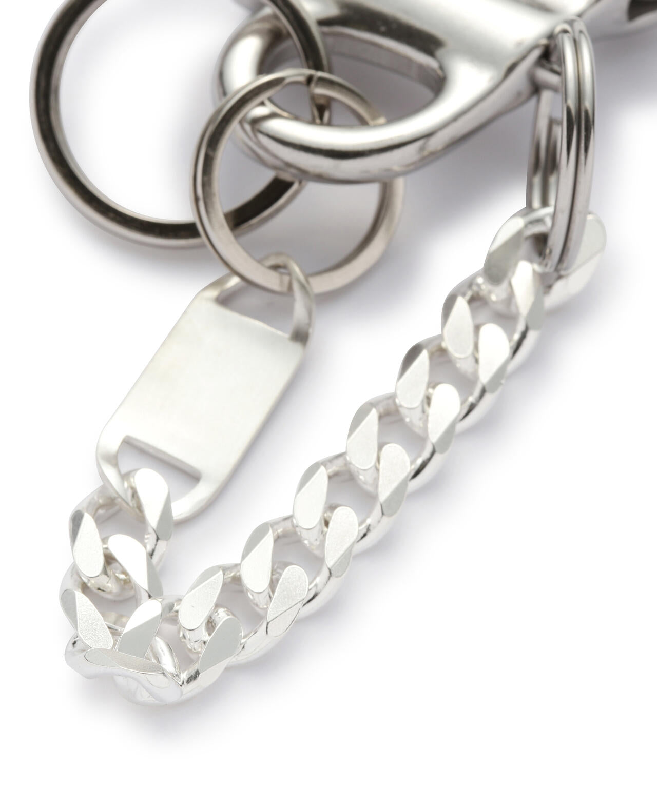 【20/80】トゥエンティーエイティー/SHACKLE KEY RING WITH SILVER CHAIN