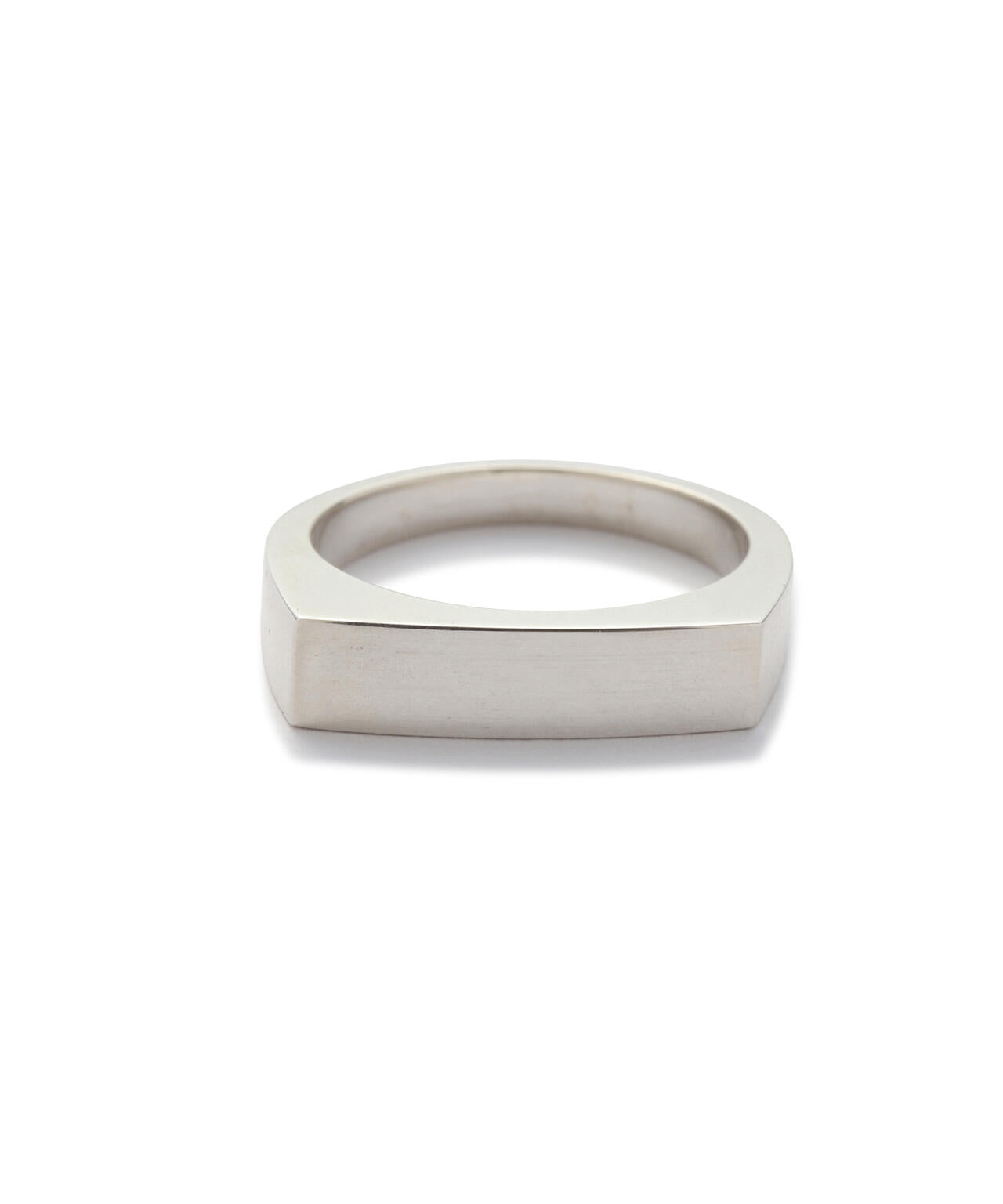 【20/80】トゥエンティーエイティー/STERLING SILVER SQUARE SIGNET RING