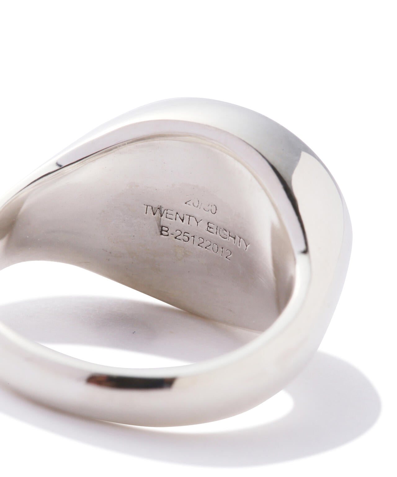20/80】トゥエンティーエイティー/ STERLING SILVER SIGNET RING