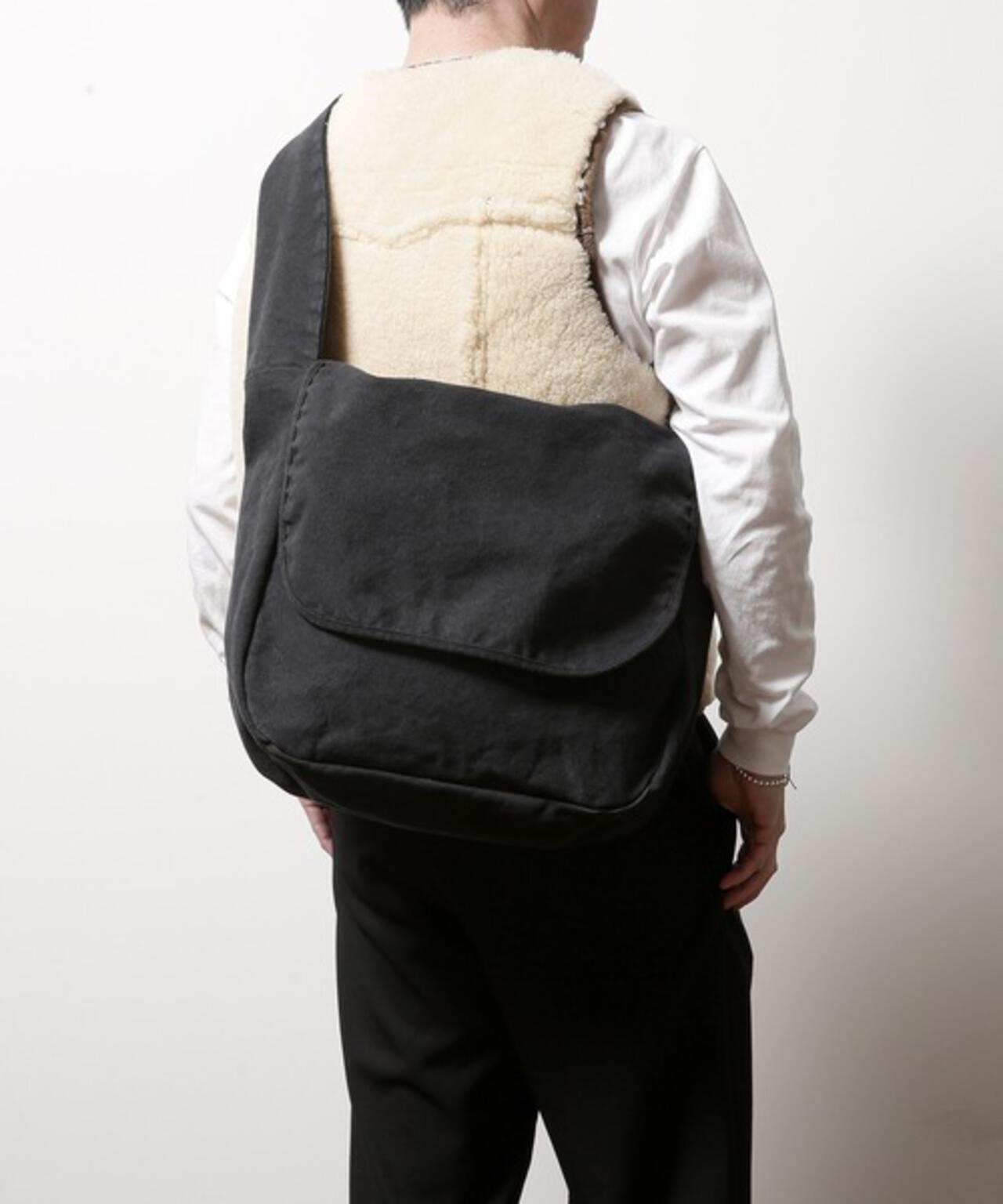 【20/80】トゥエンティーエイティー/ PRODUCT DYED #8 CANVAS MESSENGER BAG