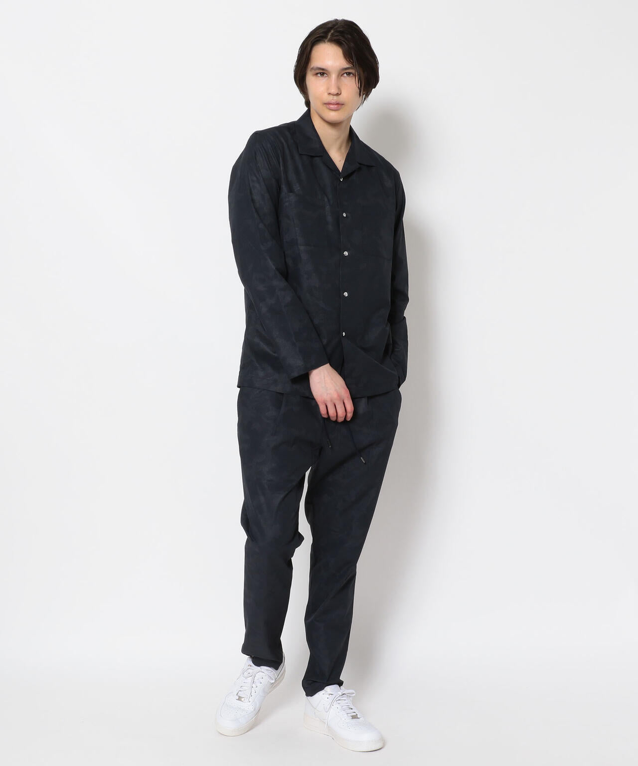 junhashimoto/ジュンハシモト/SIDE GATHER PANTS -CAMO AIR DOT-