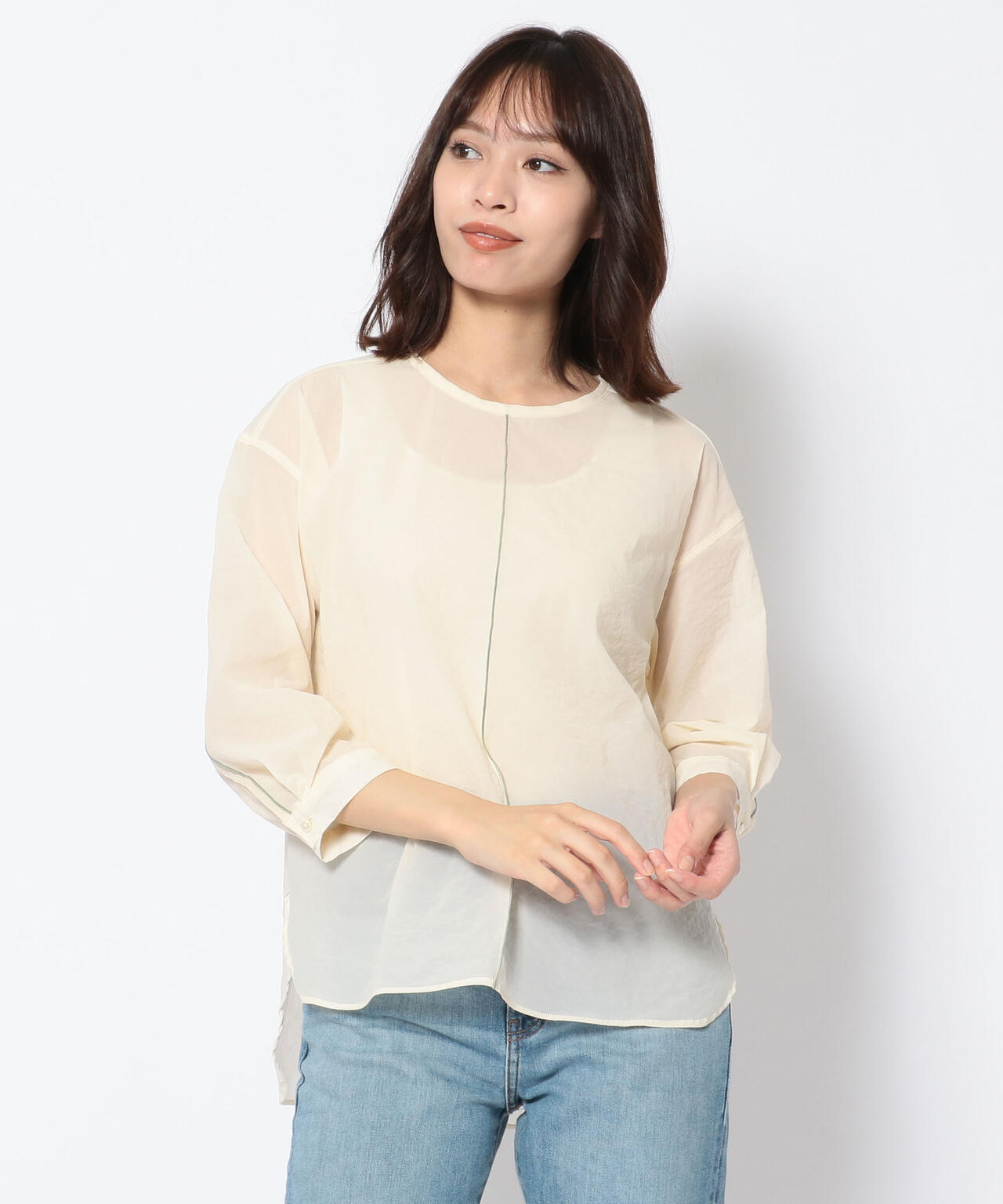 DROIT BELLO（ドロイトベロ）シアーブラウス