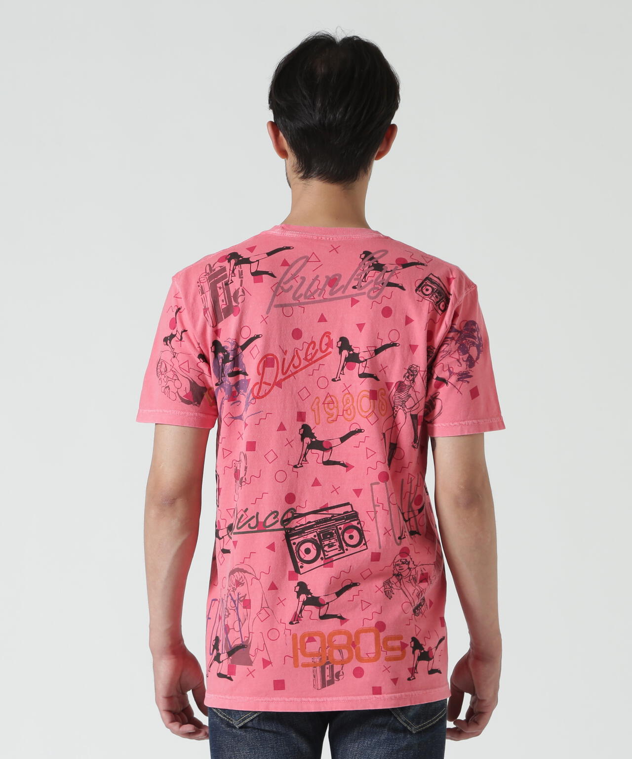 Kare/ME（カーミー）1980総柄Tシャツ