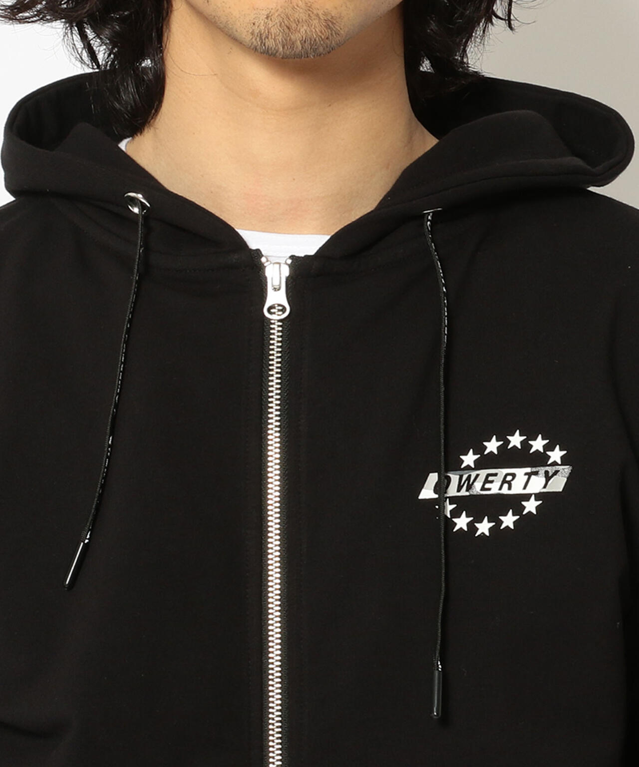 qwerty (クワーティ)Intercept Stretch Jersey Parker ストレッチジャージーパーカー