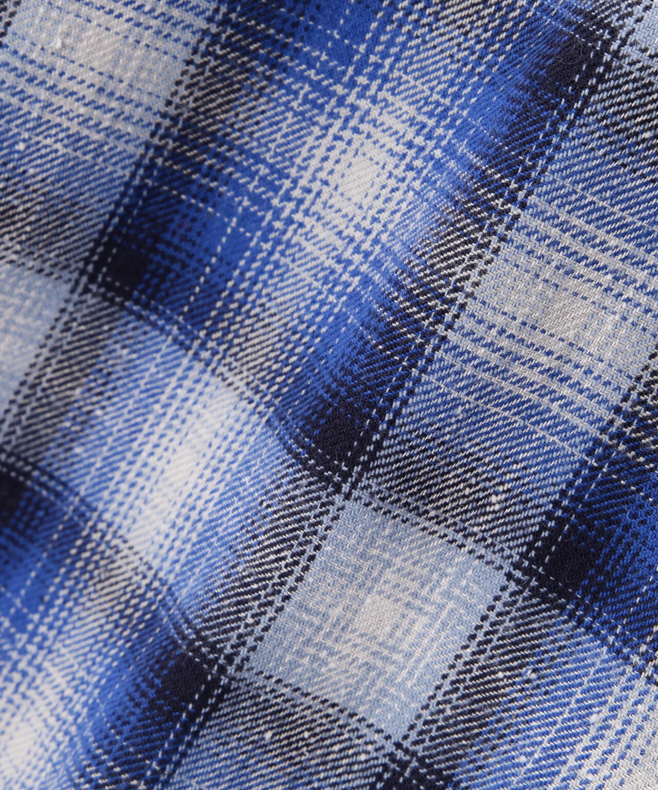 MINEDENIM（マインデニム）V.Nep Check Flannel Open Collar SH | B
