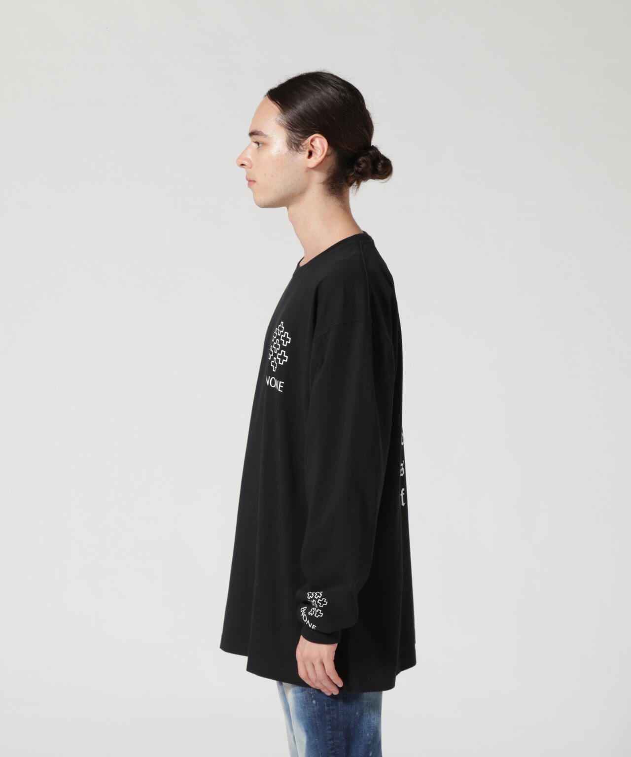 ENONE エノン/Feel The Luck Print Tee フィールザラックプリントロンT