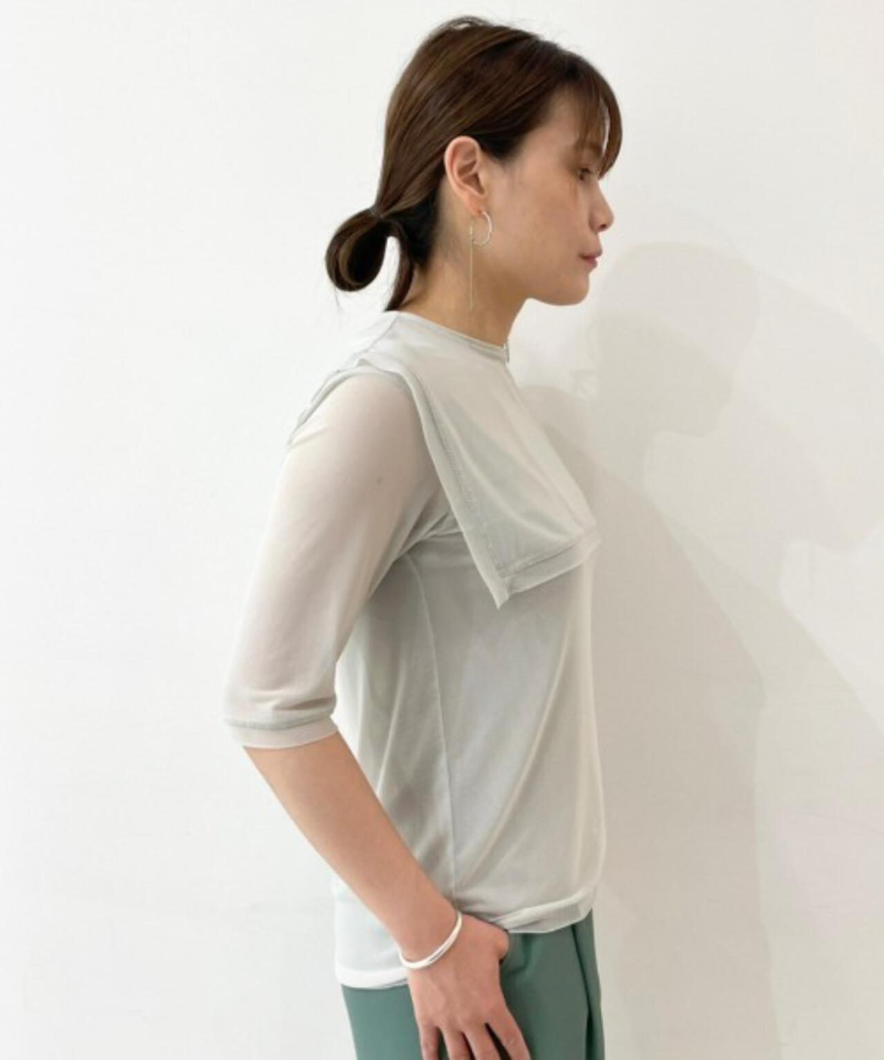 AULA AILA（アウラ アイラ）3WAY SHEER PULLOVER/シアプルオーバー