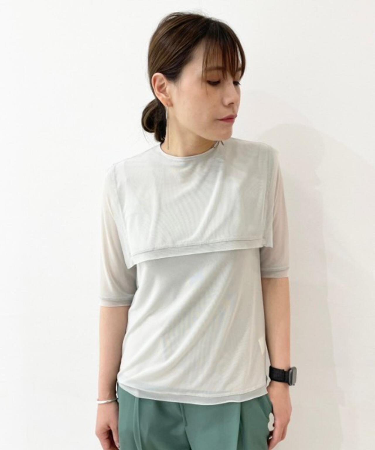 AULA AILA（アウラ アイラ）3WAY SHEER PULLOVER/シアプルオーバー