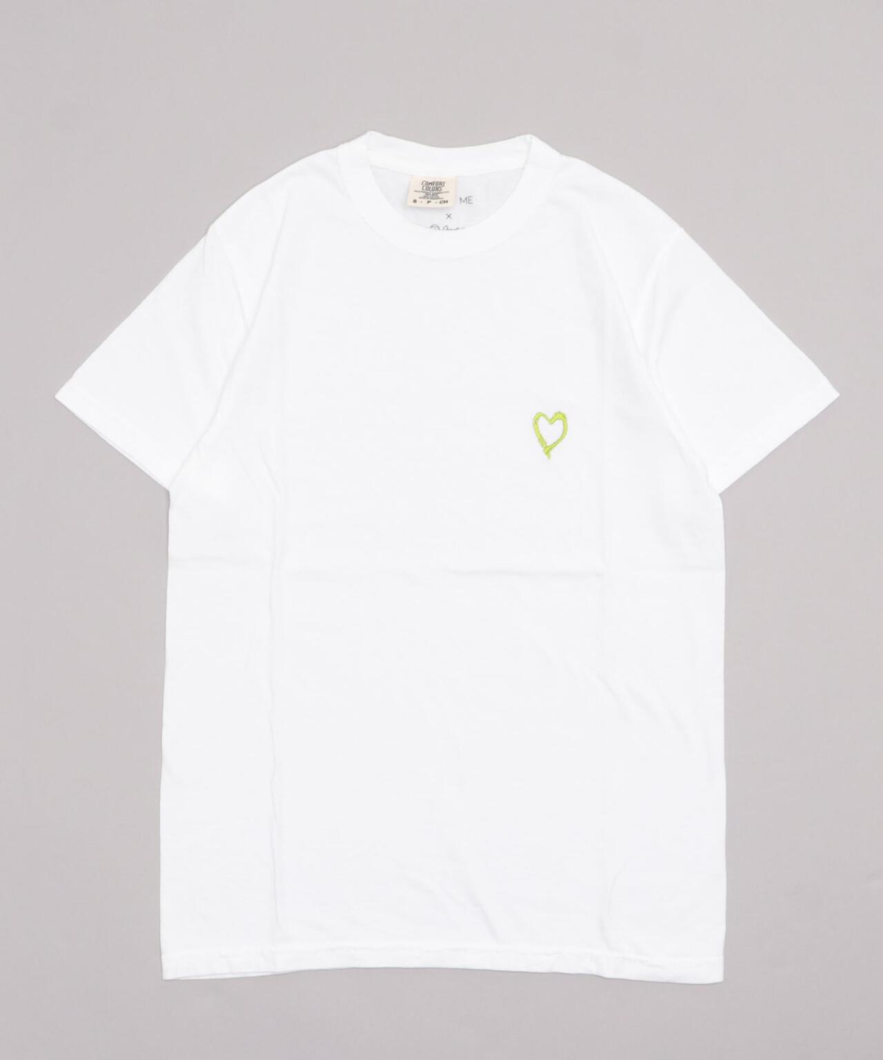Kare/ME（カーミー） ハート刺繍Tシャツ