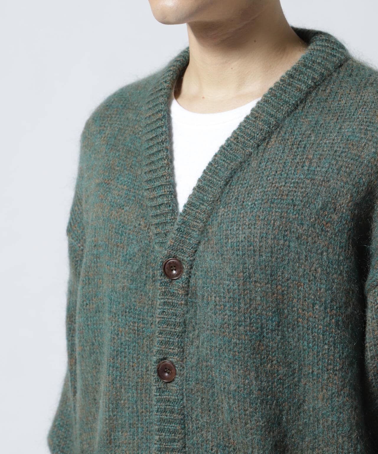 STRANGE TRIP(ストレンジトリップ) ミックスモヘアカーディガン