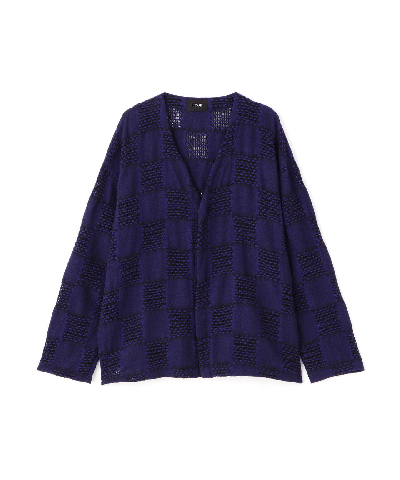 LUSOR（ルーソル）WOOL CHECK CD ウールチェックカーディガン | B'2nd