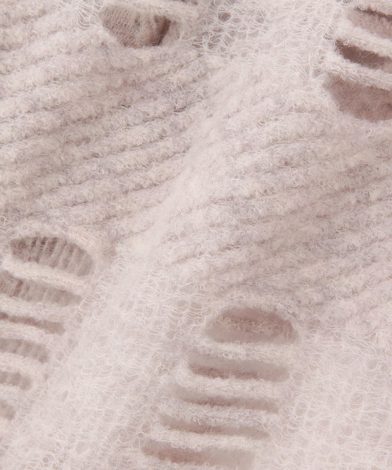 LUSOR（ルーソル）WOOL NYLON DAMEGE CD ダメージ風カーディガン