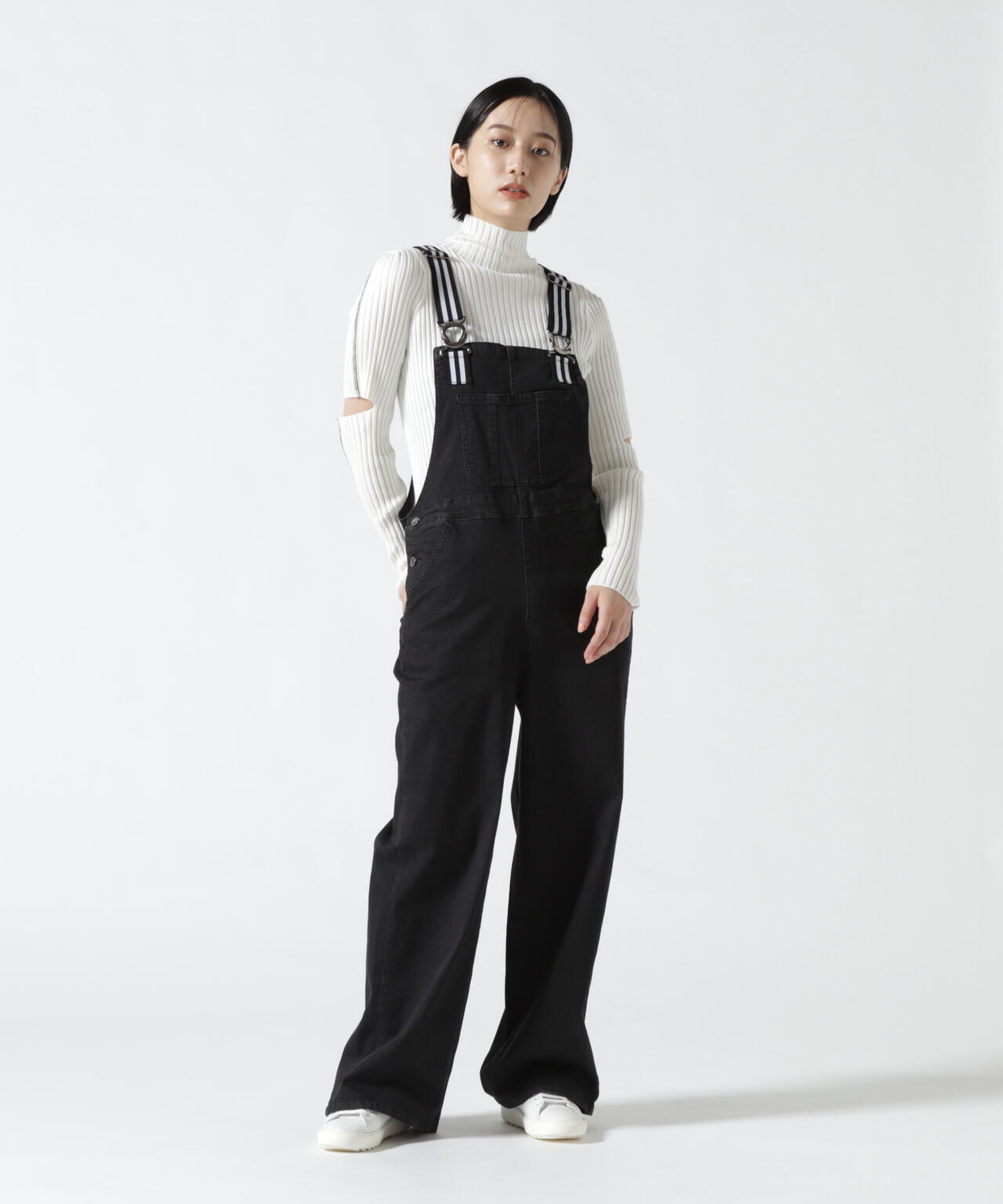 新品・未使用！INDIMARK (インディマーク) サロペット ブラック INDIMARK (インディマーク) サロペット/W143-1 | B'2nd（ビーセカンド