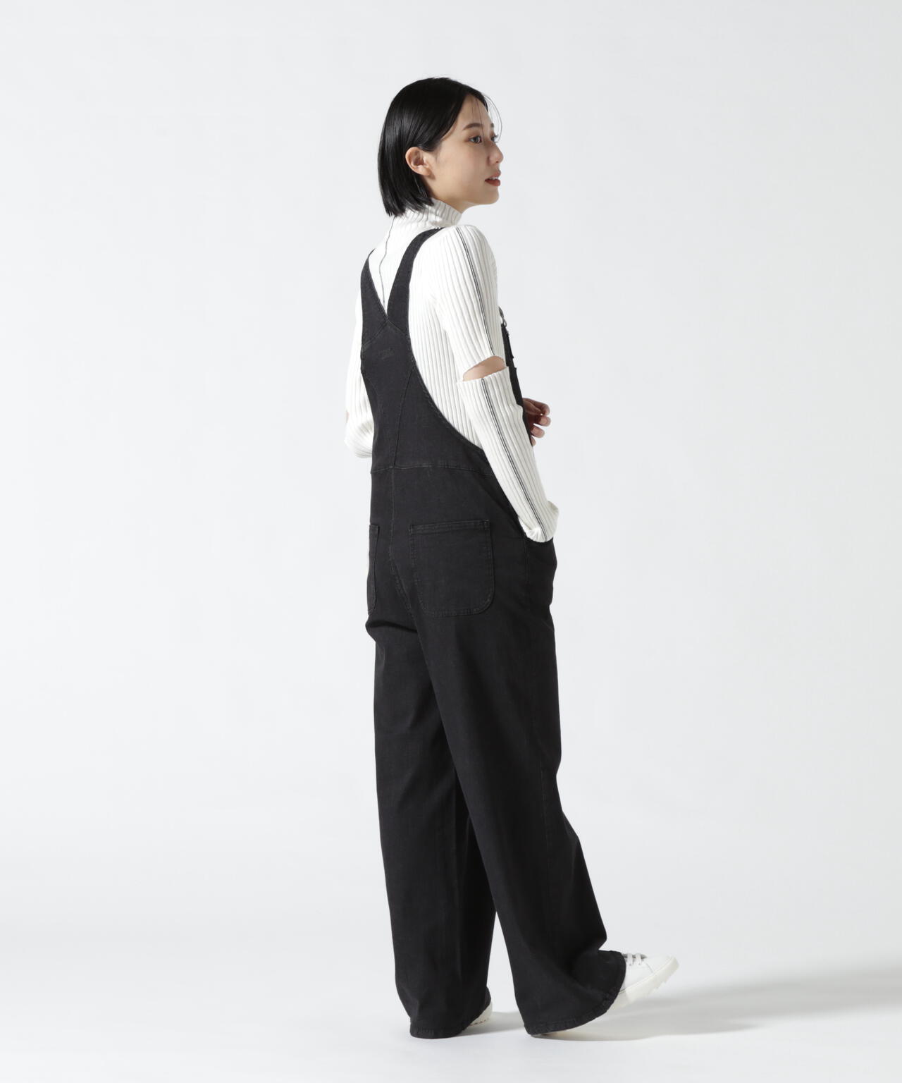 新品・未使用！INDIMARK (インディマーク) サロペット ブラック INDIMARK (インディマーク) サロペット/W143-1 | B'2nd（ビーセカンド