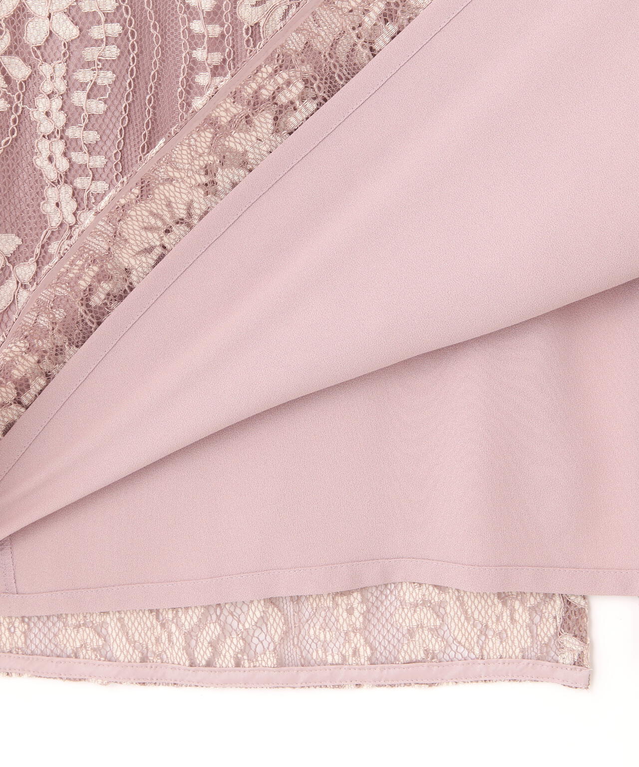 kaene(カエン) 配色レースエプロンワンピース | B'2nd（ビーセカンド