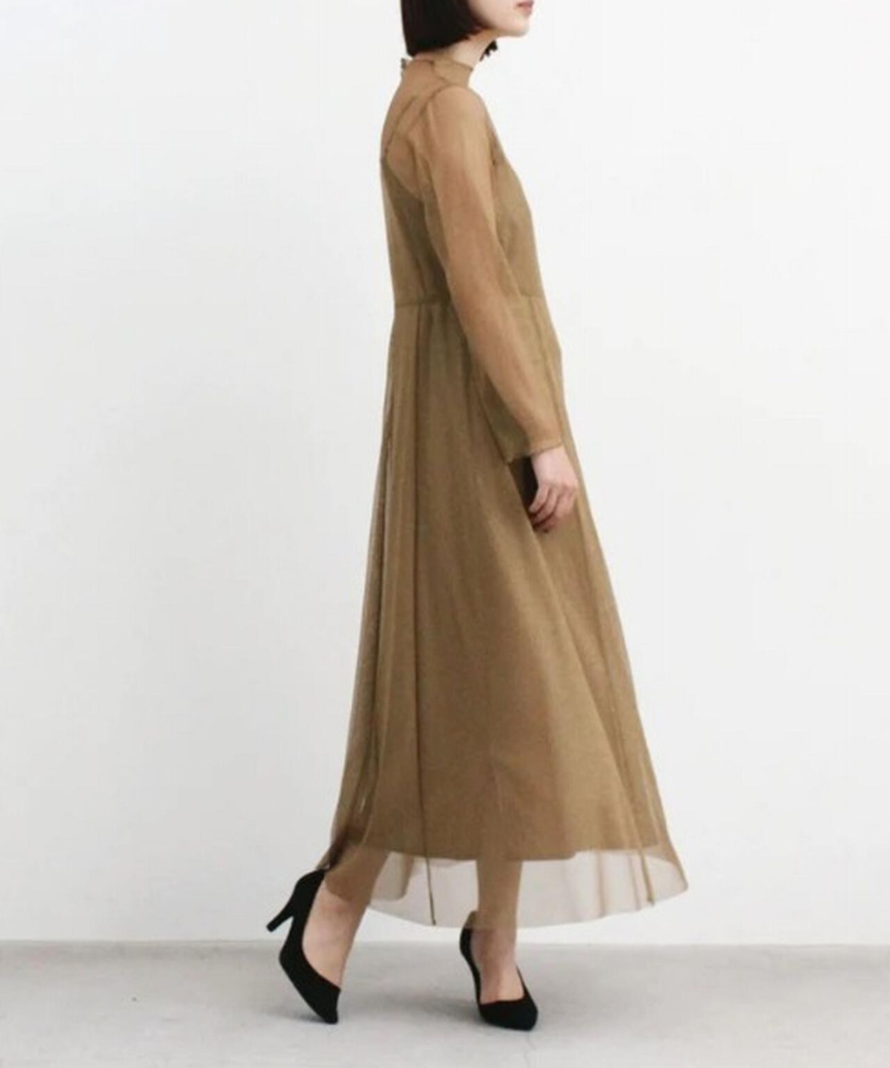 kaene(カエン) ラメチュールメロウワンピース/100535 | B'2nd（ビー