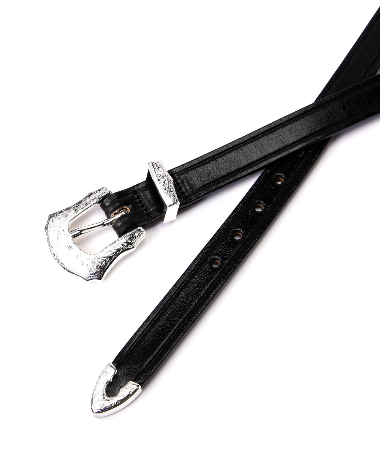 TORY LEATHER/3/4 inch 3-Piece Silver Buckle | B'2nd（ビーセカンド