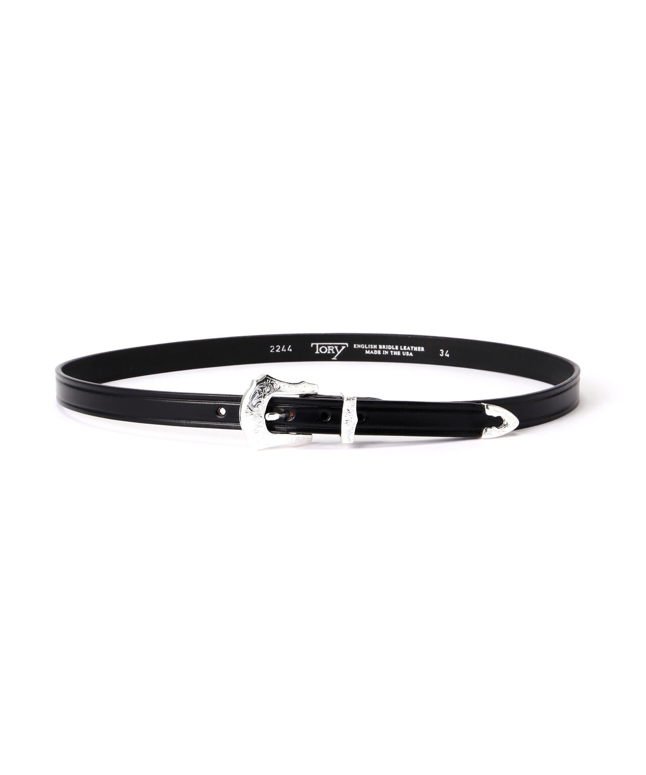 TORY LEATHER/3/4 inch 3-Piece Silver Buckle | B'2nd（ビーセカンド