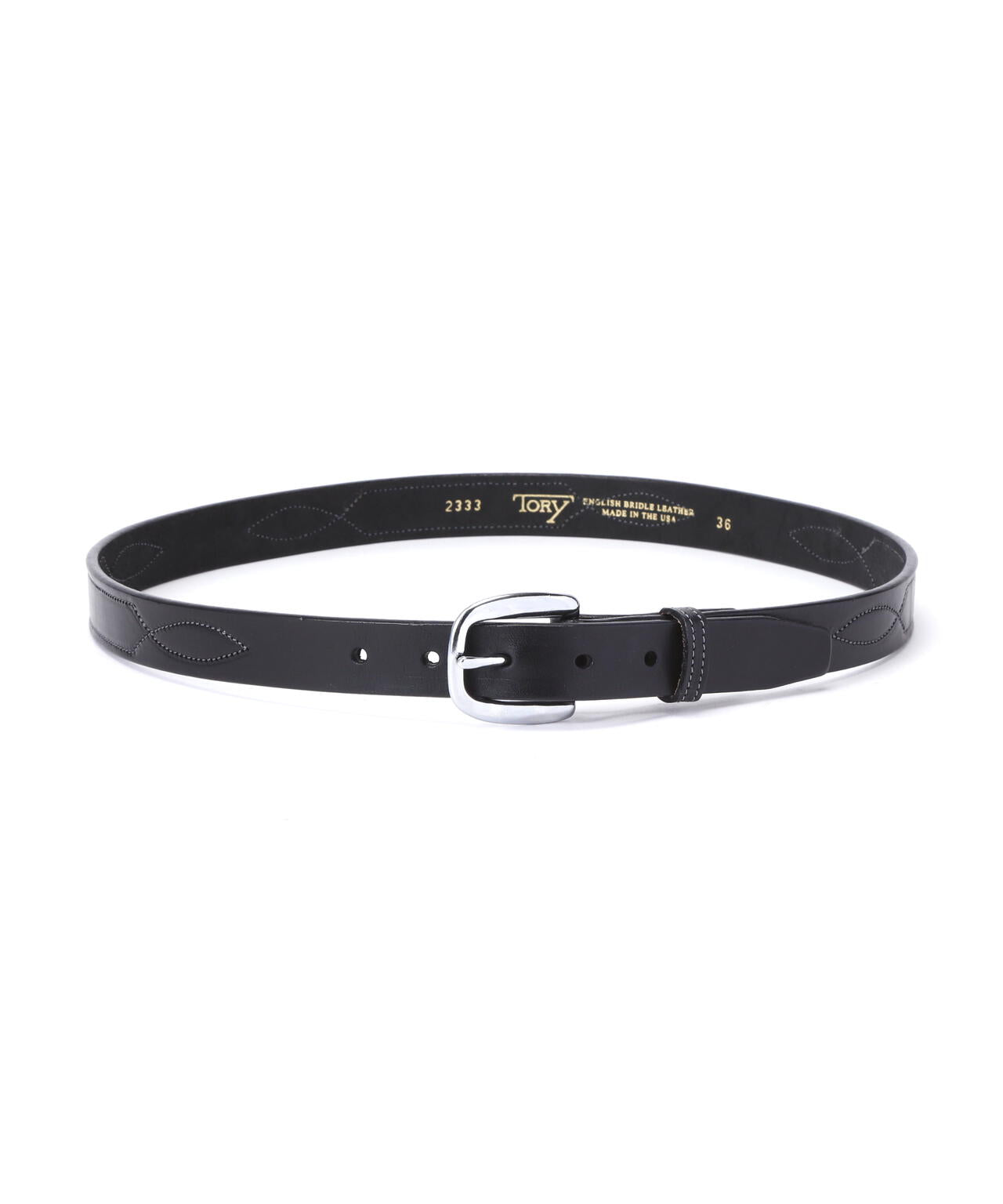 TORY LEATHER(トリーレザー)Bridle Leather Stitch Belt