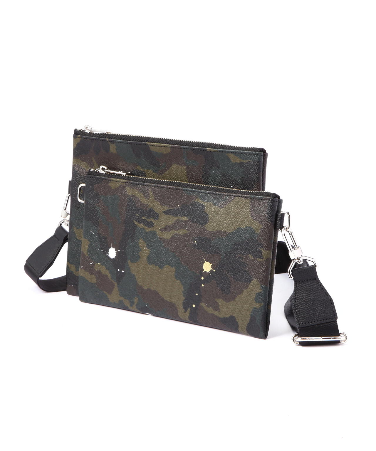 GENTIL BANDIT（ジャンティバンティ）ダブルミニショルダーバッグ | B