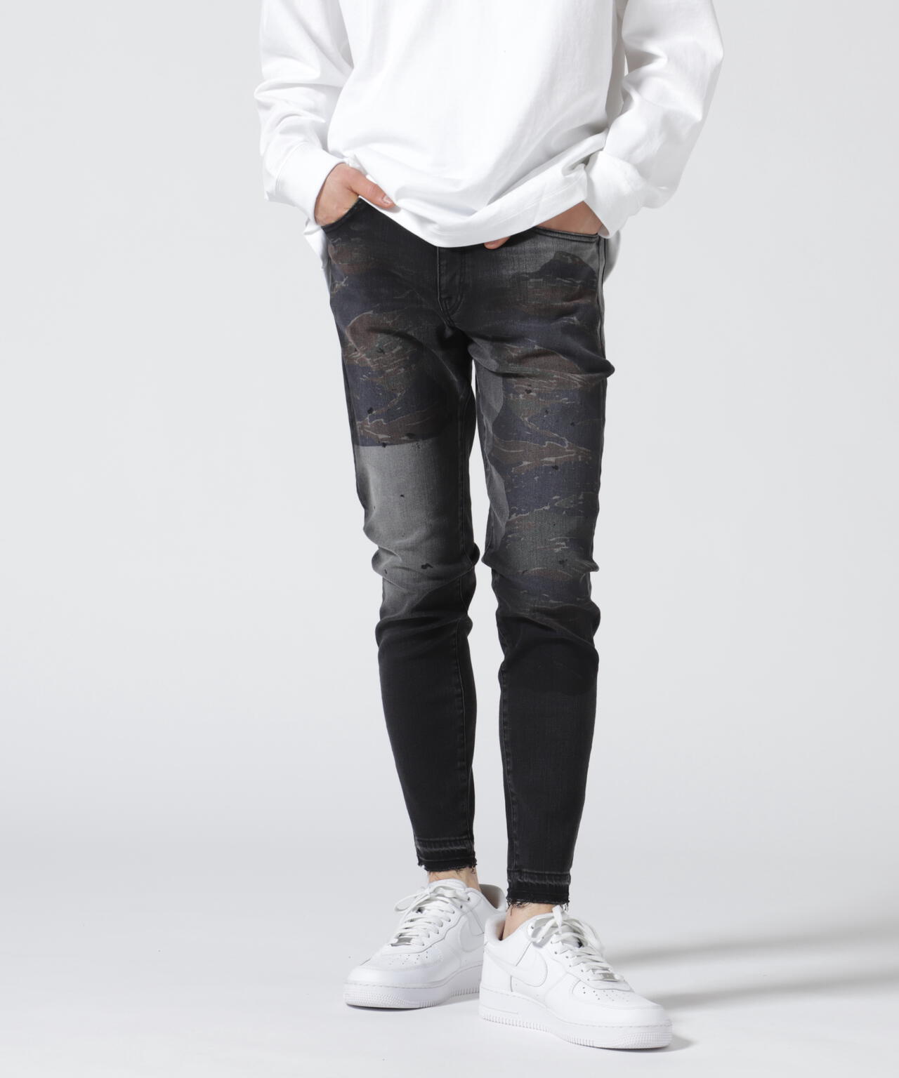 ビーセカンド（B’2nd）/SURT／サート／迷彩プリントBLACKデニム SURT/サート/迷彩プリントBLACKデニム | B'2nd（ビーセカンド