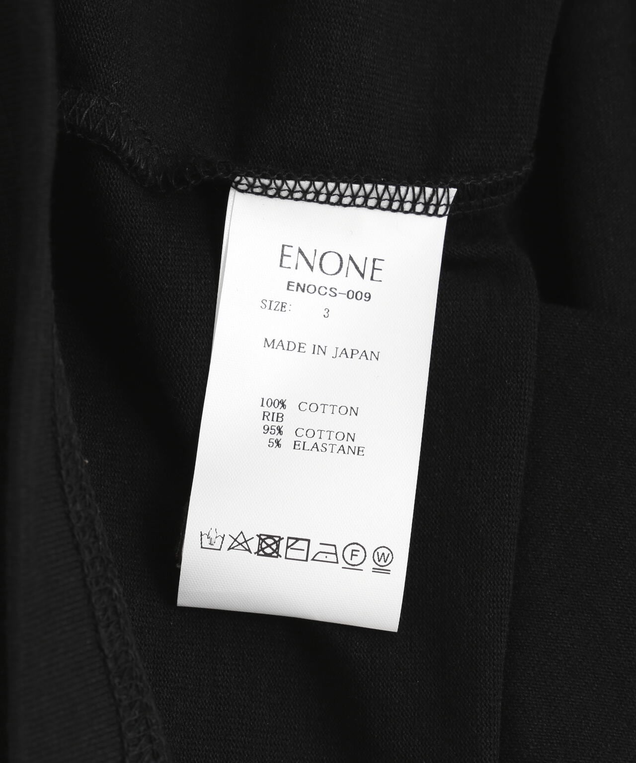 ENONE エノン/CREW NECK LONG SLEEVE クルーネックロングスリーブT | B