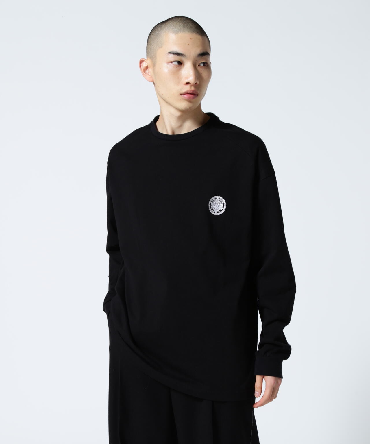ENONE エノン/CREW NECK LONG SLEEVE クルーネックロングスリーブT | B