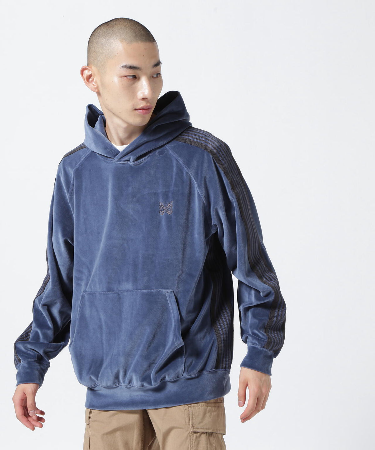 NEEDLES(ニードルズ)TRACK HOODY - C/PE VELOUR | B