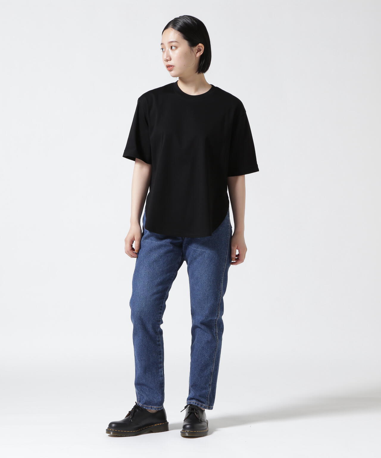 【UJOH】Hem Knot Half Shirts UJOH(ウジョー) 別注Curve Hem Half Sleeve Tシャツ | B'2nd（ビー