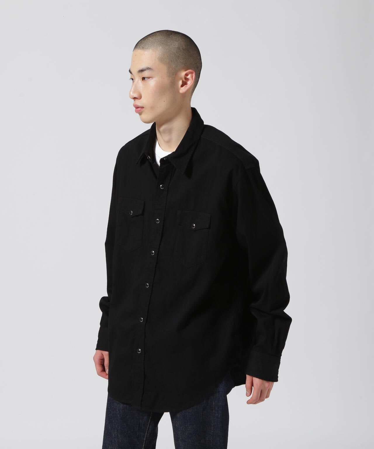 MINEDENIM（マインデニム）Denim Loose Western SH