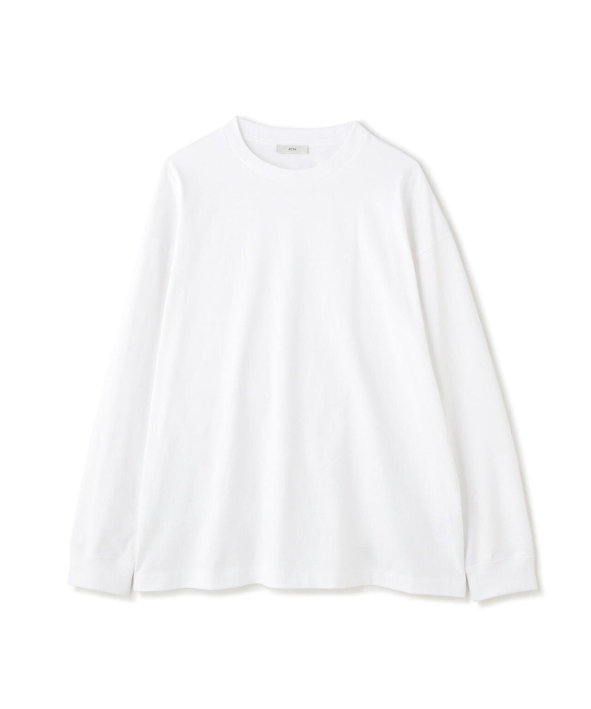 ATON（エイトン）SUPIMA AIR 12/- | OVERSIZED LONGSLEEVE T-SHIRT | B 