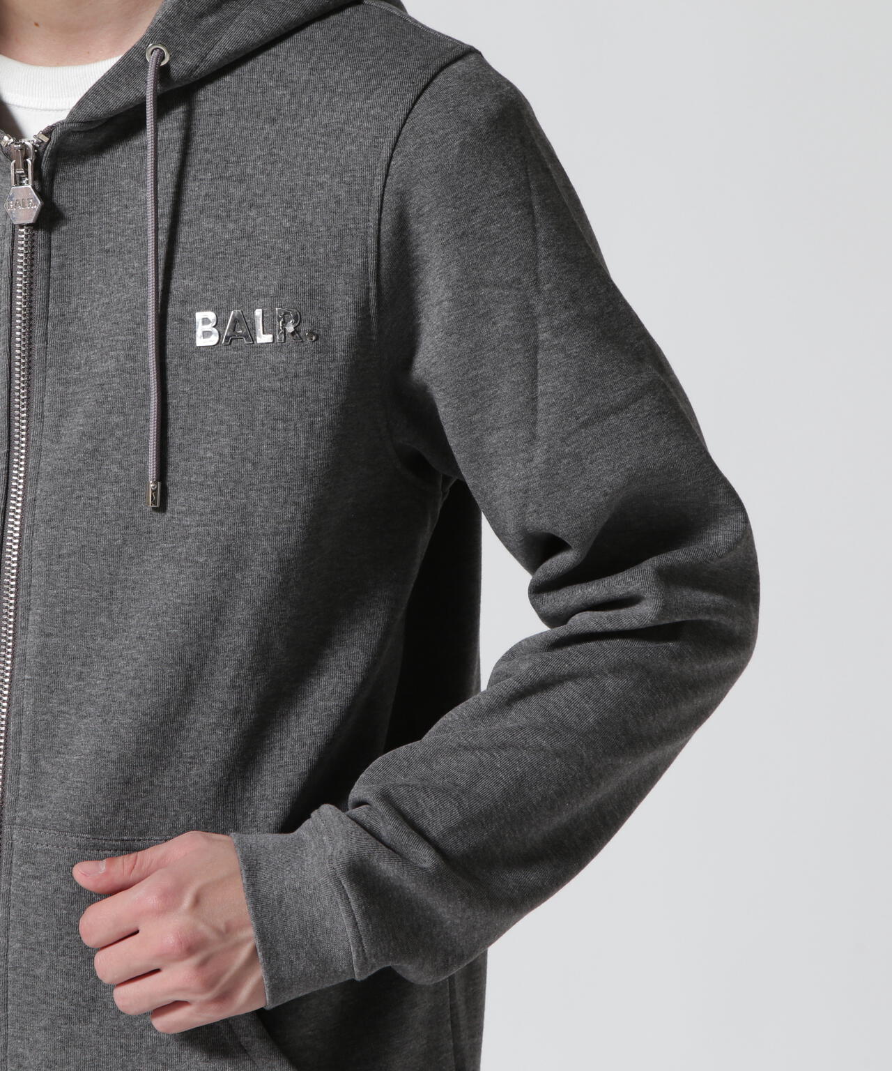 BALR./ボーラー/Q-SERIES STRAIGHT ZIP ZIPPED HOODIE