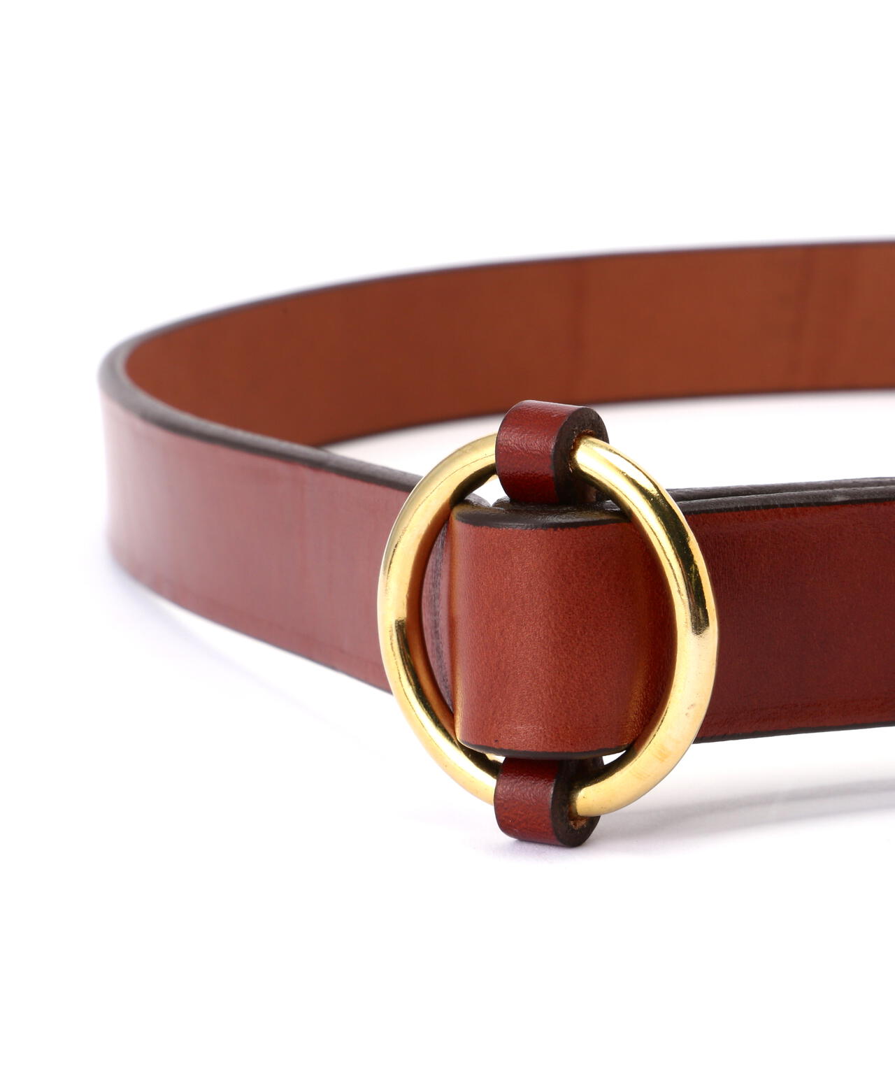 トリーレザー　ベルト　ブラウン TORY LEATHER(トリーレザー)Strap Belts with Ring Buckle | B'2nd