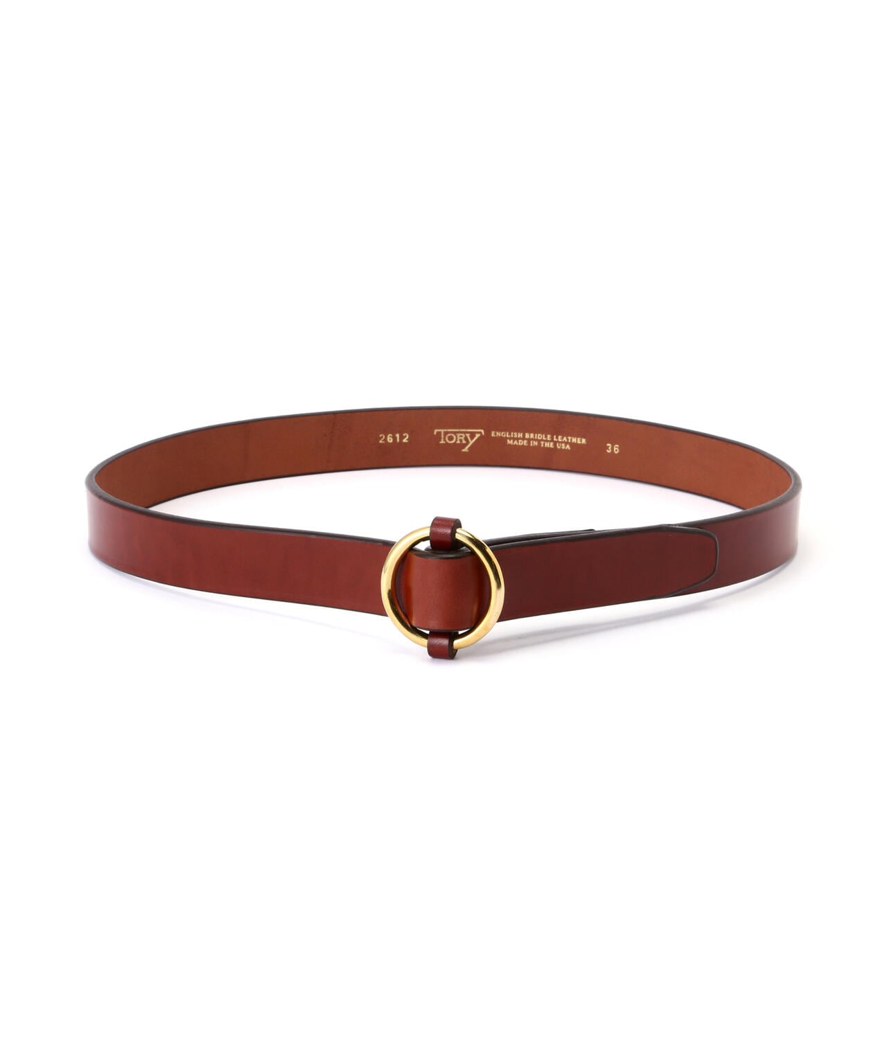 TORY LEATHER(トリーレザー)Strap Belts with Ring Buckle | B'2nd