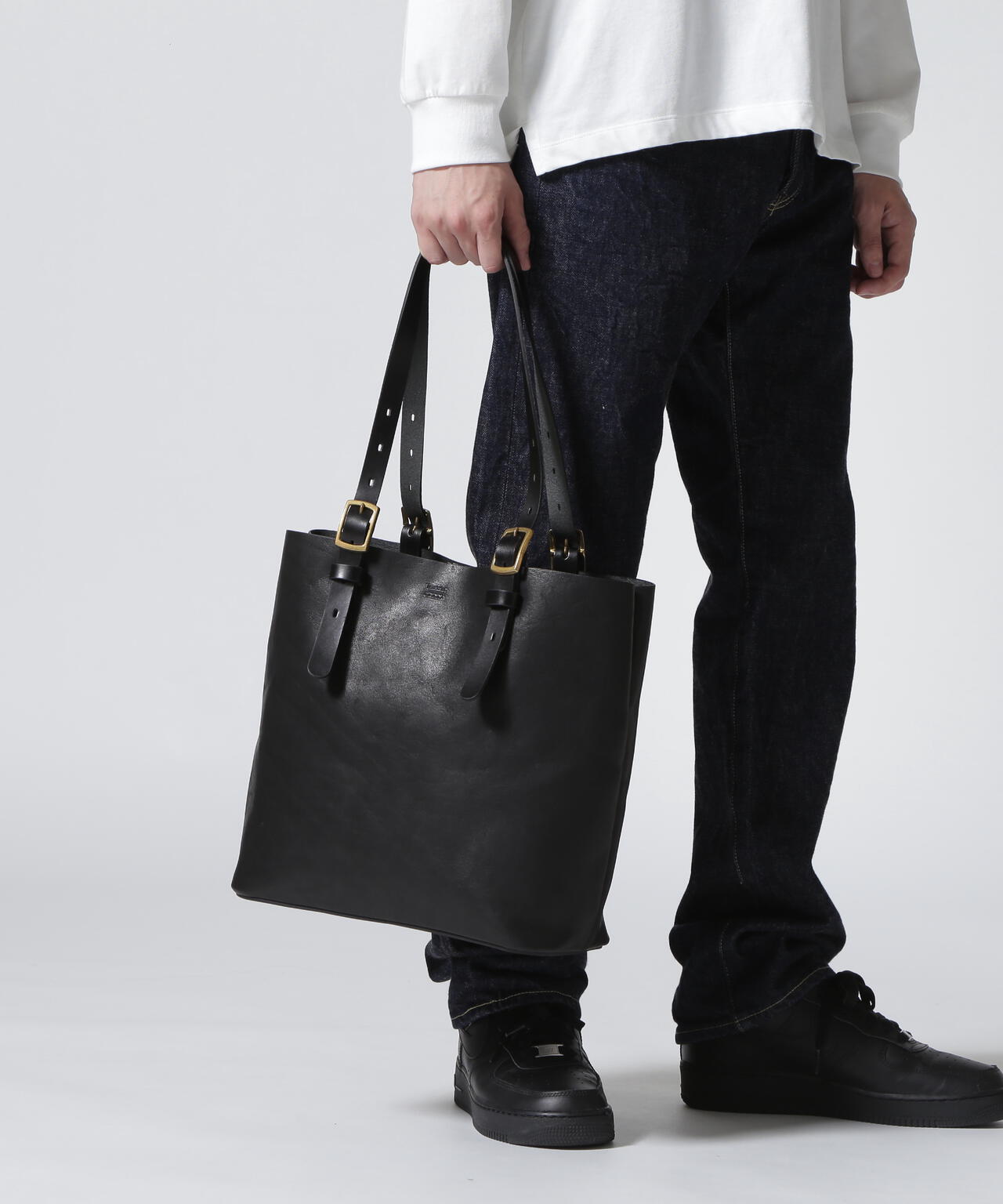 【美品】SLOW bono トートバッグ ブラック SLOW(スロウ) bono-buckle tote S | B'2nd（ビーセカンド） ｜【公式