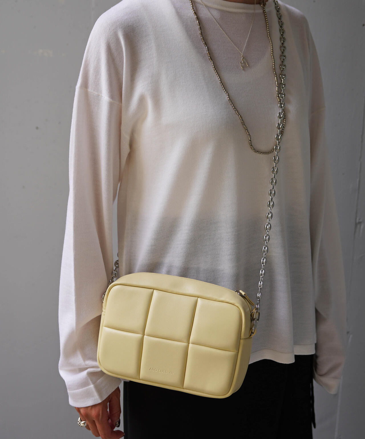 ADD CULUMN(アドカラム) PUFF - CROSSBODY CHAIN/チェーンバッグ