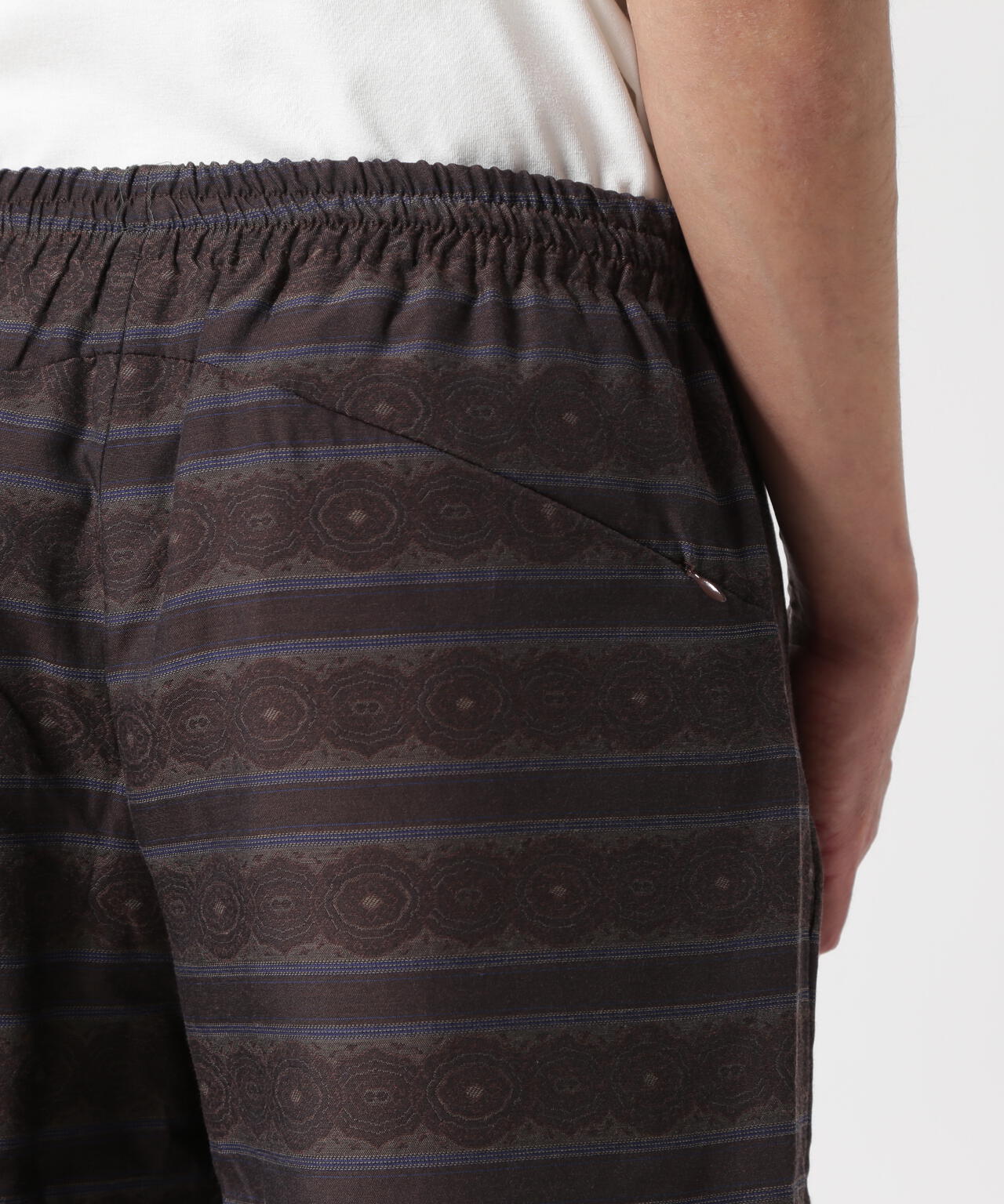 Needles - Basketball Short ニードルス NEEDLES(ニードルズ) BASKETBALL SHORT - POLY MULTI STRIPE JQ. | B