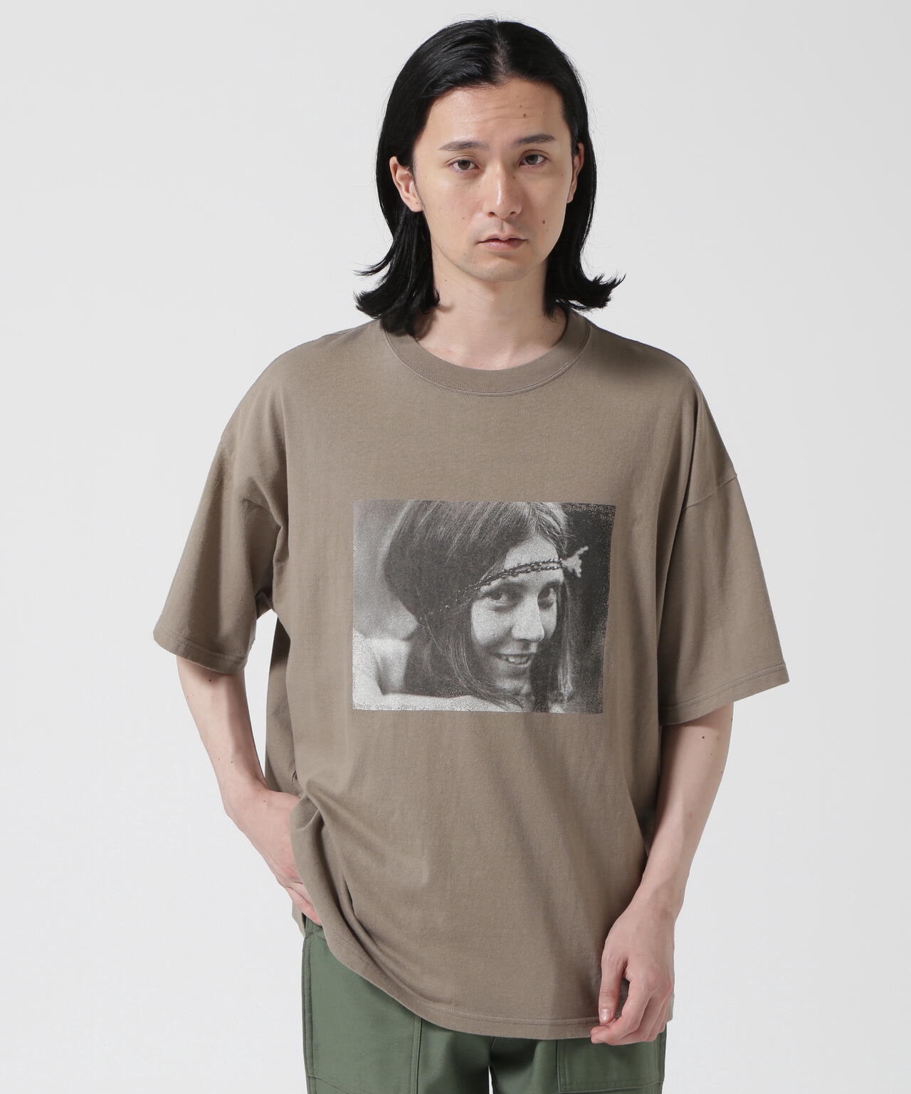 REMI RELIEF /  別注LW加工 20/-天竺BIGサイズ FLOWER POWER