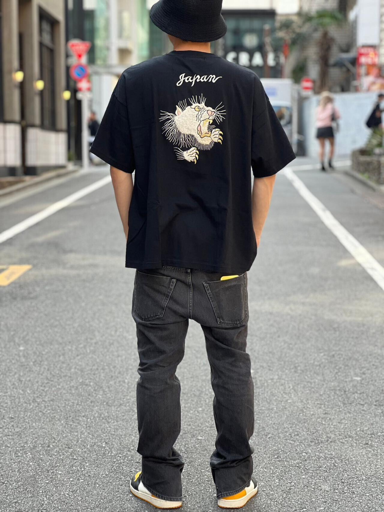 REMI RELIEF / 別注20/-天竺BIGサイズT(刺繍：tiger) | B'2nd（ビー