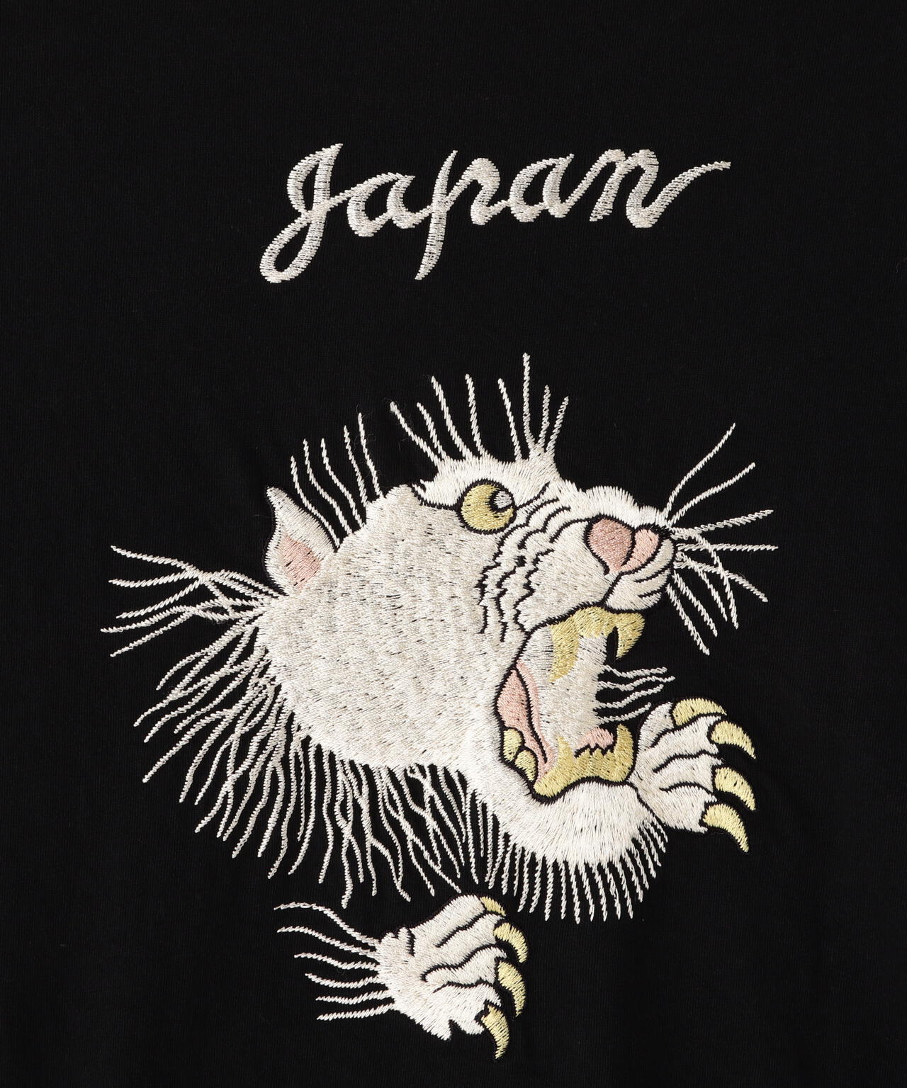 REMI RELIEF / 別注20/-天竺BIGサイズT(刺繍：tiger)