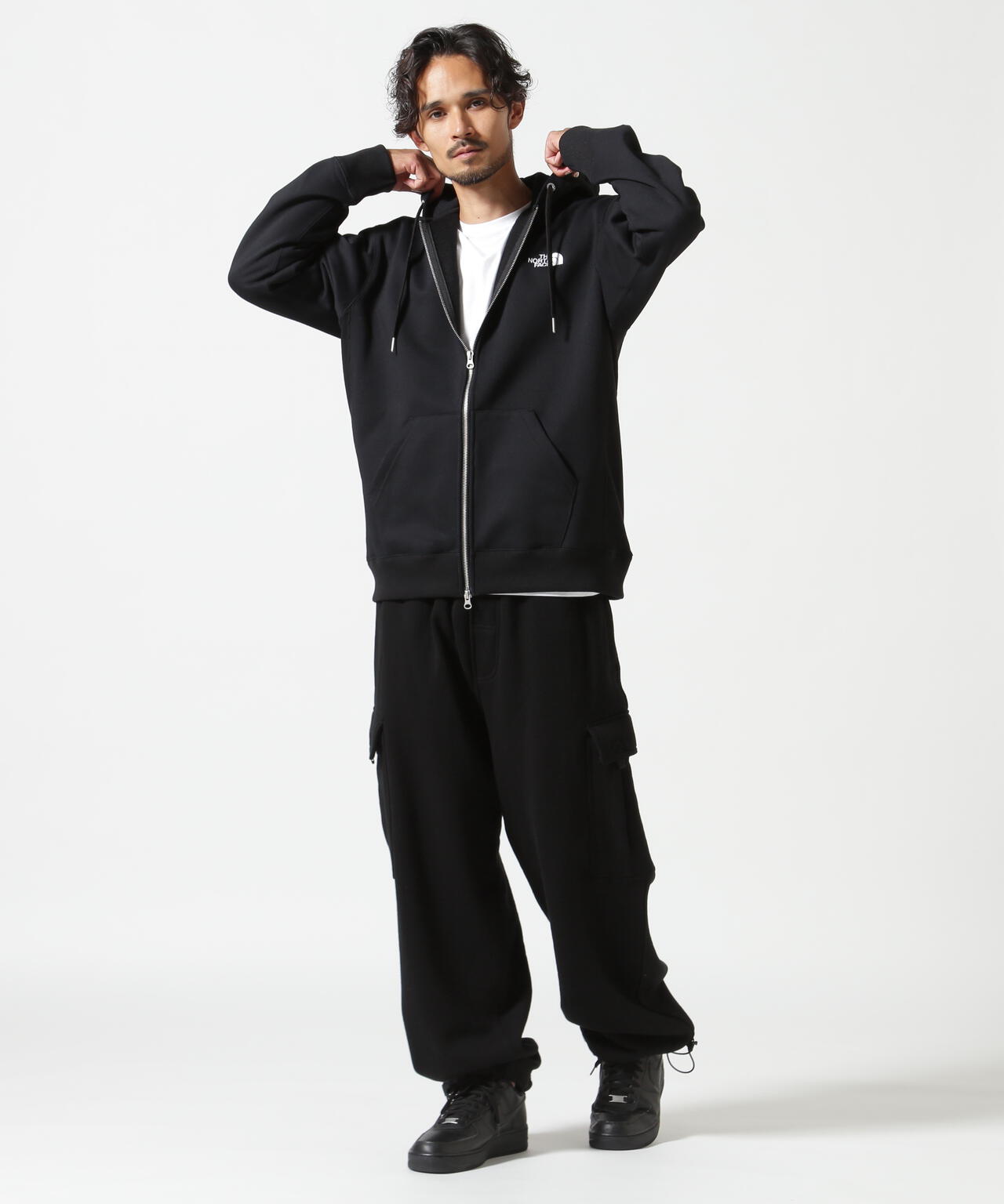 THE NORTH FACE (ザ・ノース・フェイス)スクエアロゴフルジップ