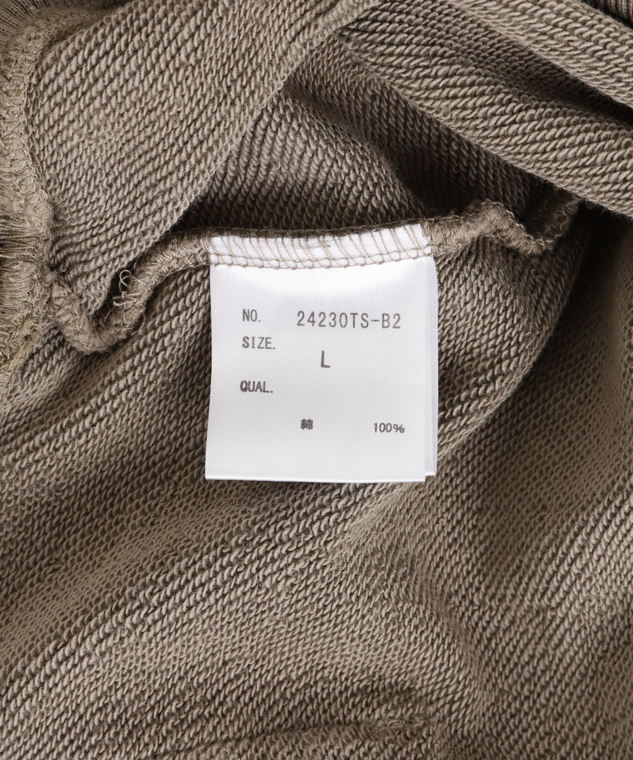 LUSOR（ルーソル）PIGMENT SWEAT HOODIE LIGHT