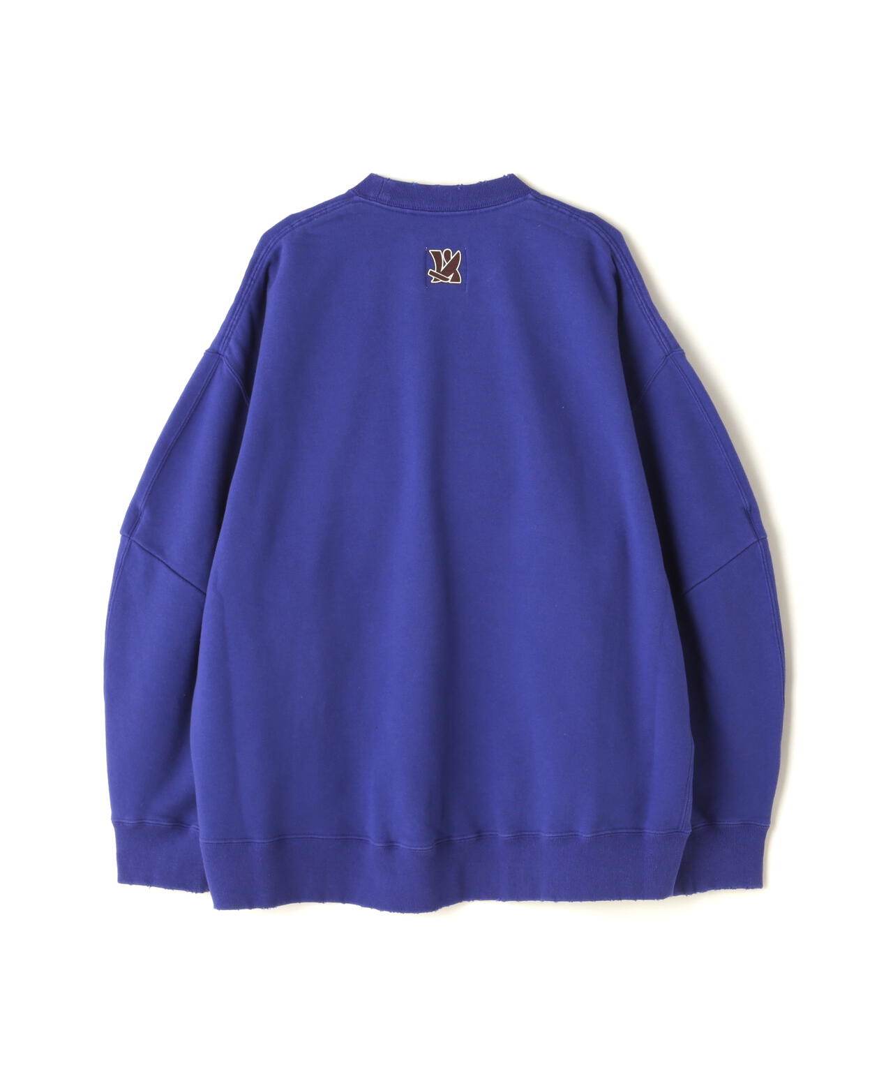NOUNLESS（ナウンレス）別注COLLEGE LOGO OVER SWEAT