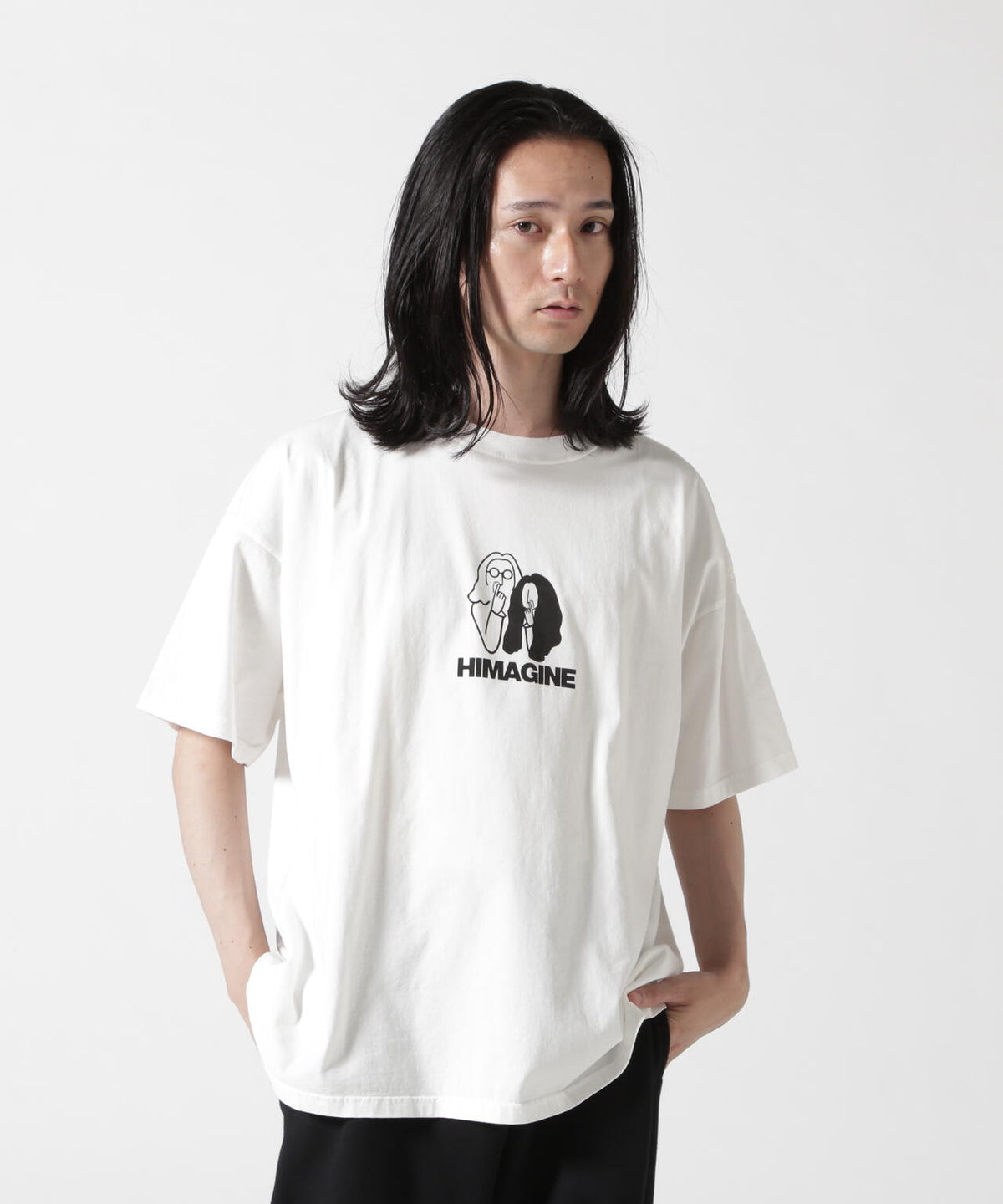 REMI RELIEF(レミレリーフ) 別注製品染め 25/-天竺BIGサイズT(HIMAGINE 