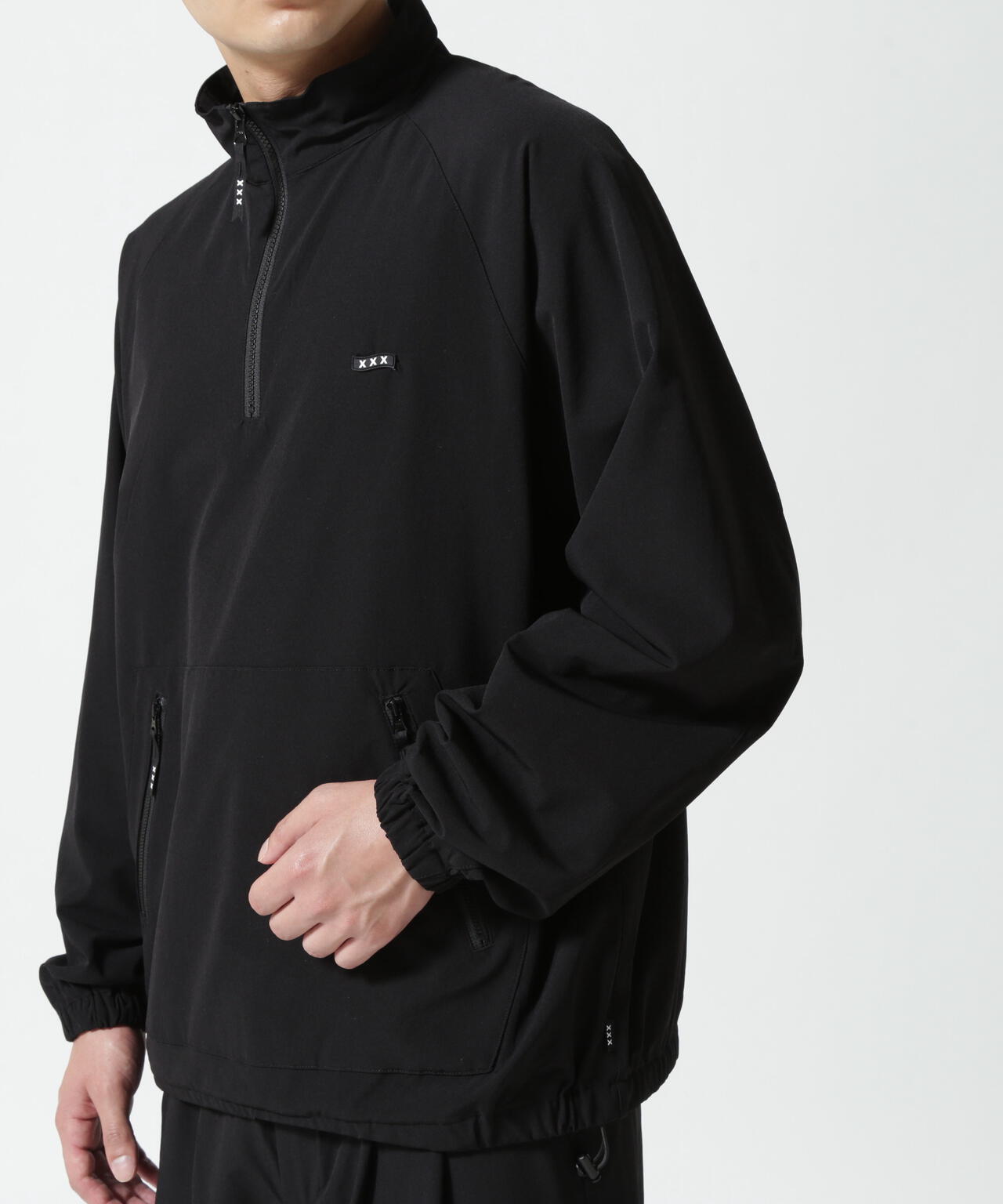 GOD SELECTION XXX / GX-A25-JK-01 / NYLON HALF ZIP JACKET | B'2nd