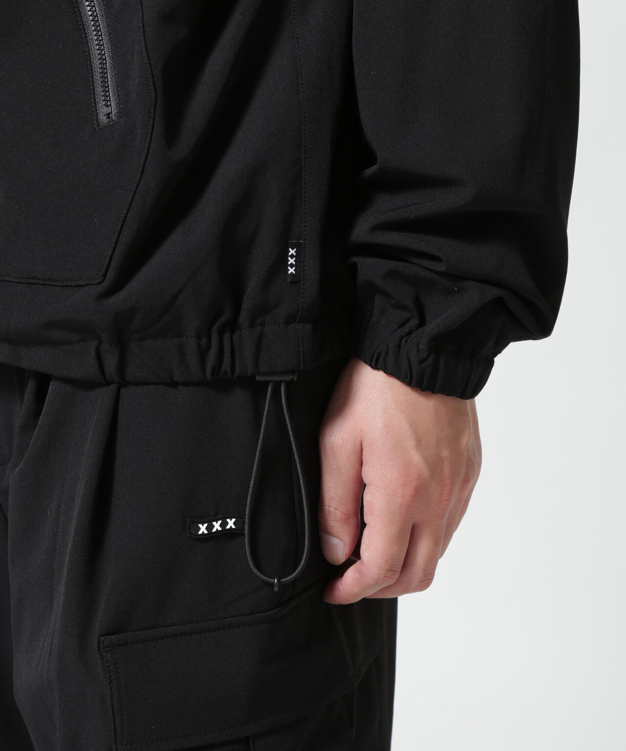 GOD SELECTION XXX / GX-A25-JK-01 / NYLON HALF ZIP JACKET | B'2nd