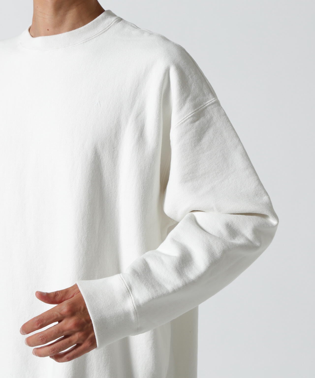 ATON (エイトン) GARMENT DYED URAKE OVERSIZED PULLOVER | B'2nd