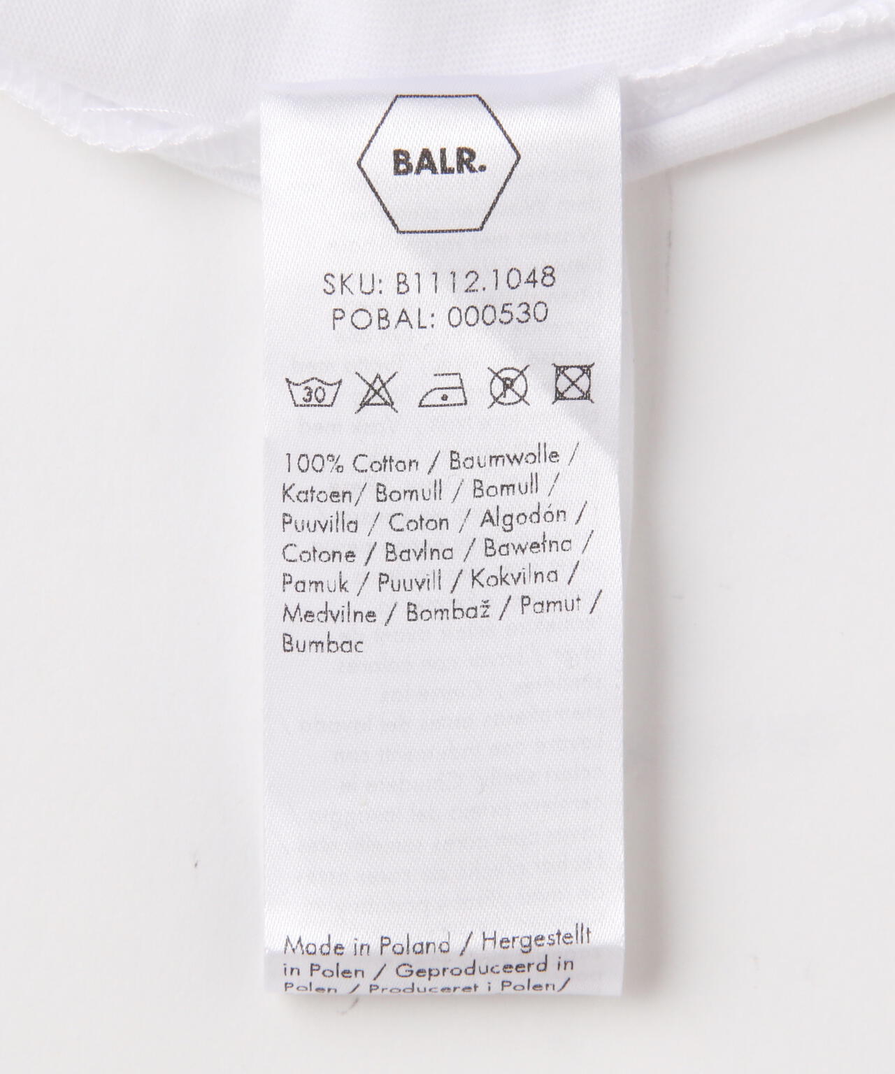 BALR./ボーラー/BRAND STRAIGHT T-SHIRT/正規商品 | B'2nd（ビー