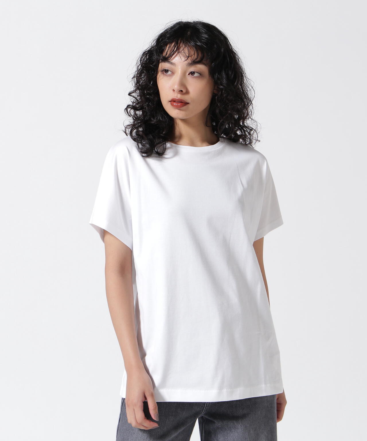 ATON (エイトン) SUVIN 60/2 CAP SLEEVE T-SHIRT