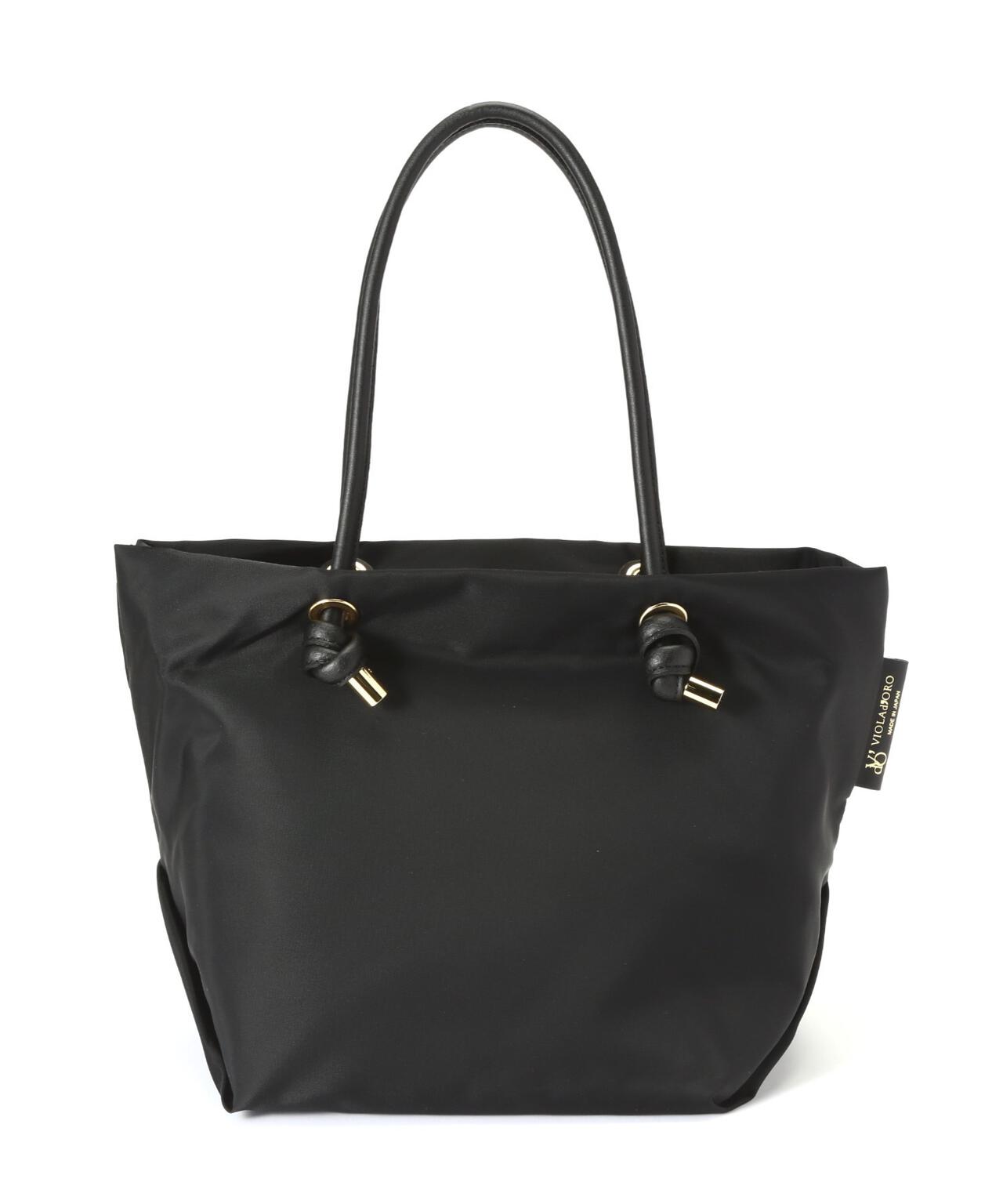 VIOLAd'ORO (ヴィオラドーロ) ノットハンドルナイロントートM サイズ